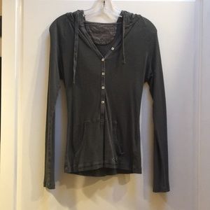 Gray Fox hooded sweater